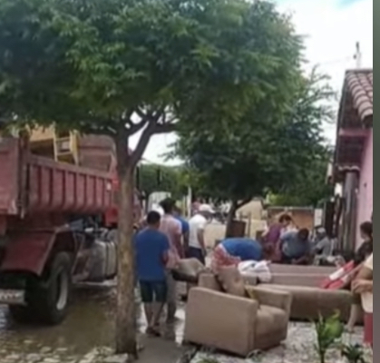 Chuvas causam transtornos na cidade de Doutor Severiano/RN